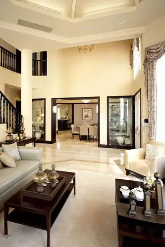 中西合璧的复古风情别墅装修门厅图片