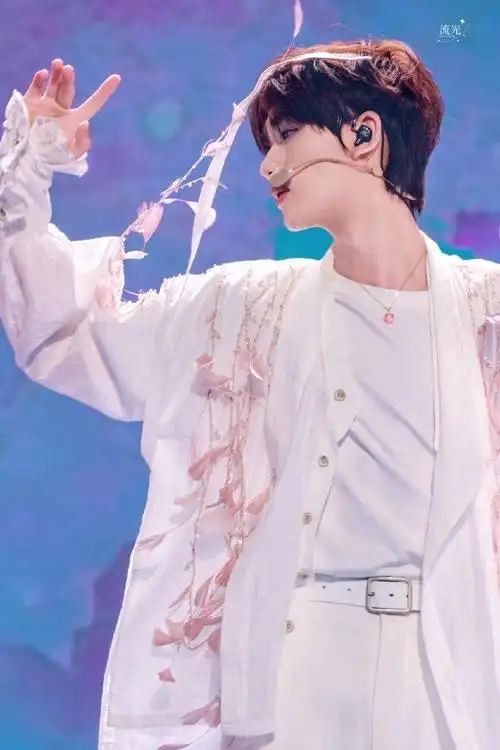 丁程鑫的舞台静态图怎么可以这么灵