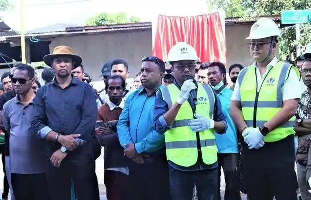 东帝汶阿伊莱乌至利逵度公路项目举行开工典礼
