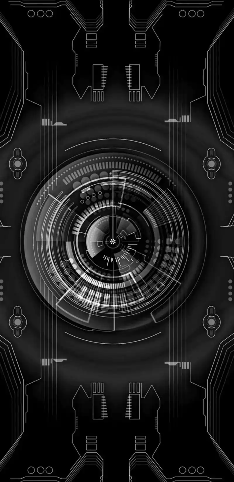 今日壁纸有透明效果的高分辨率手机内部结构壁纸