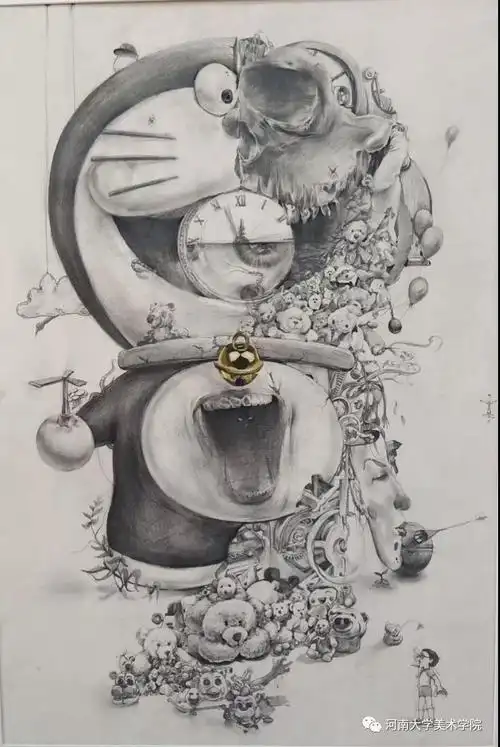 美术学院设计专业第三届创意素描联展