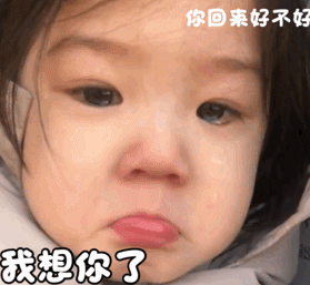 萌娃金雪suli我想你了你回来好不好可爱搞怪逗gif动图_动态图_表情包