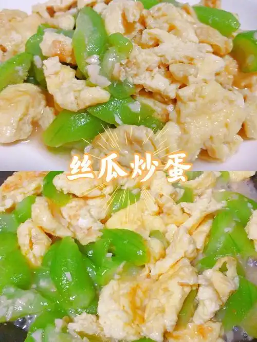 夏天的饭桌上少不了这道丝瓜炒蛋