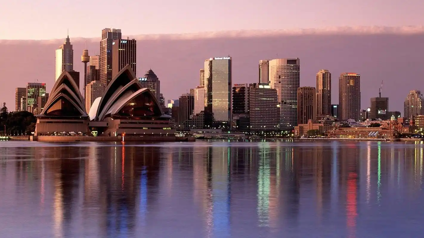 悉尼唯美城市风光高清桌面壁纸高清大图预览1920x1080_风景壁纸下载