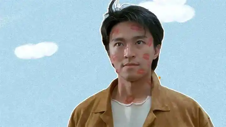 《赌侠》中星爷虽然满脸唇印,但却不是张敏留下的_口红_刘德华_周星驰