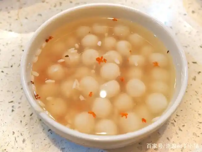 醪糟小汤圆,桂花酿制的小汤圆,酸甜可口,暖胃佳品.