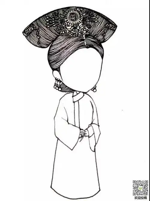 画出来的王后简笔画