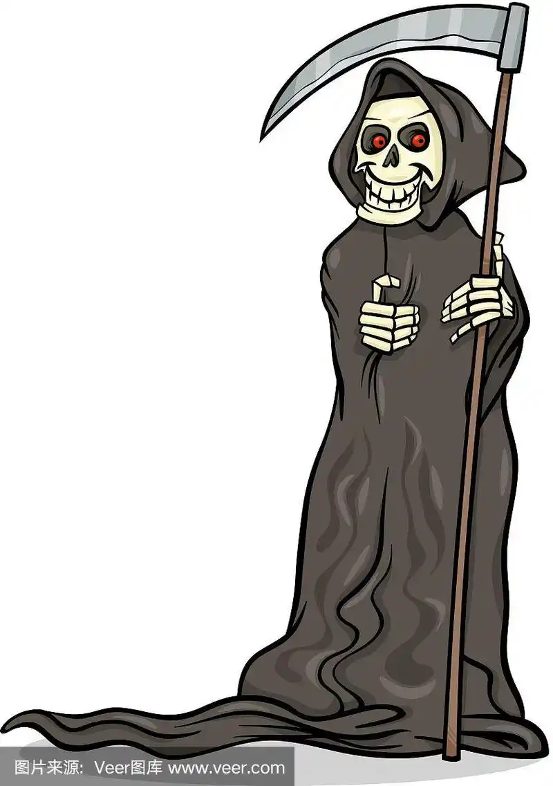 死亡骷髅漫画插图