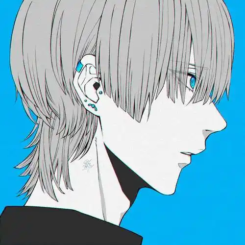 夏色を映す|影ちょす的pixiv人物侧脸插画图片