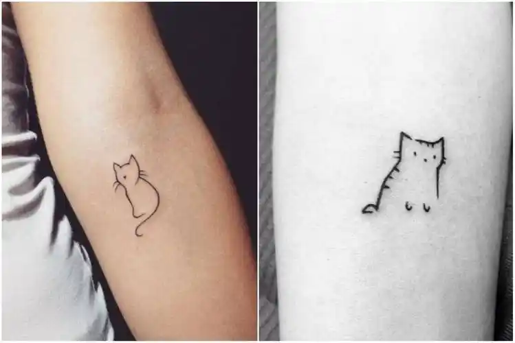 低调刺青潮流来袭简单线条的纹身图案适合初次纹身的小白