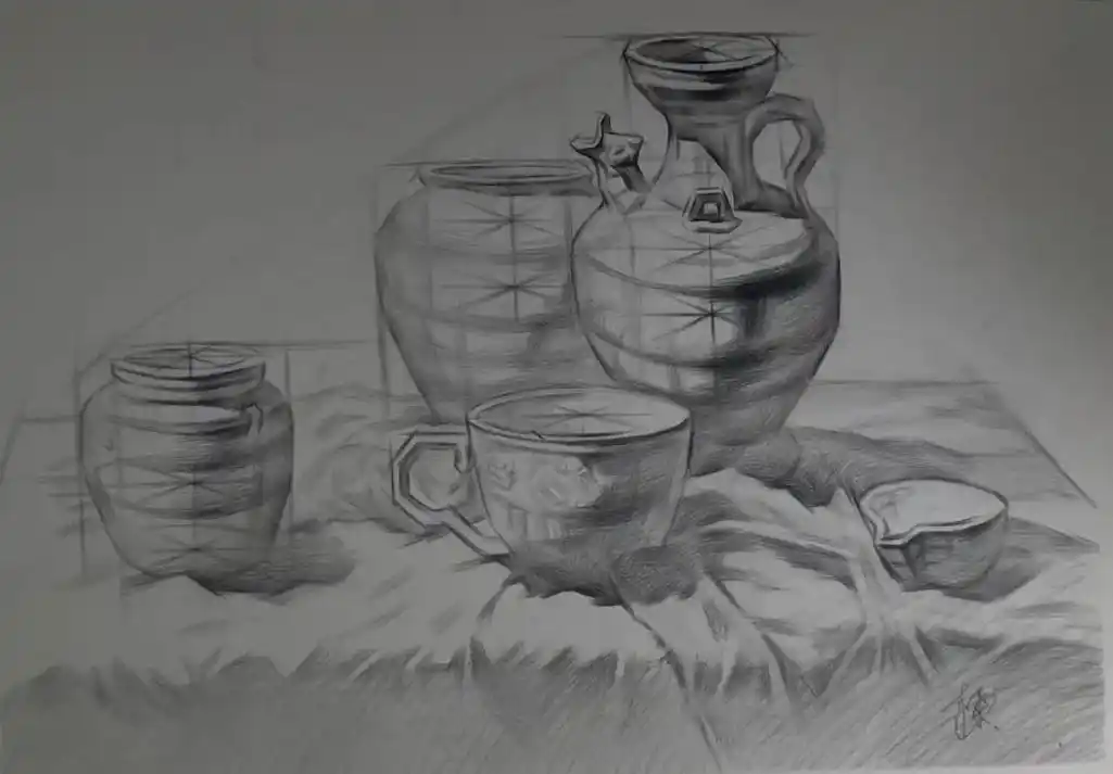 素描 #零基础学画画 #美术生 #美术培训 #抖音小助手  - 抖音