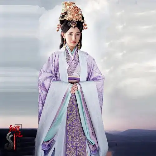 古装影视拖尾贵妃服汉皇后汉朝秦汉朝同款思美人民族服装