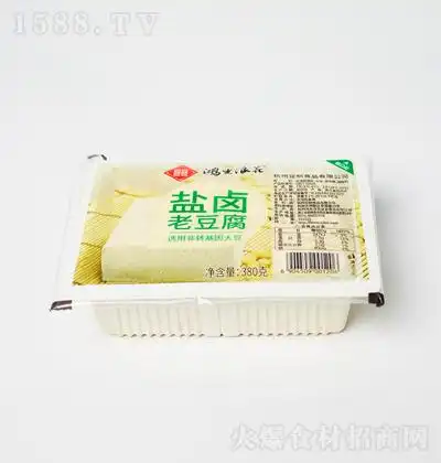 鸿光浪花盐卤老豆腐新鲜自制豆制品新鲜豆腐素食精选大豆
