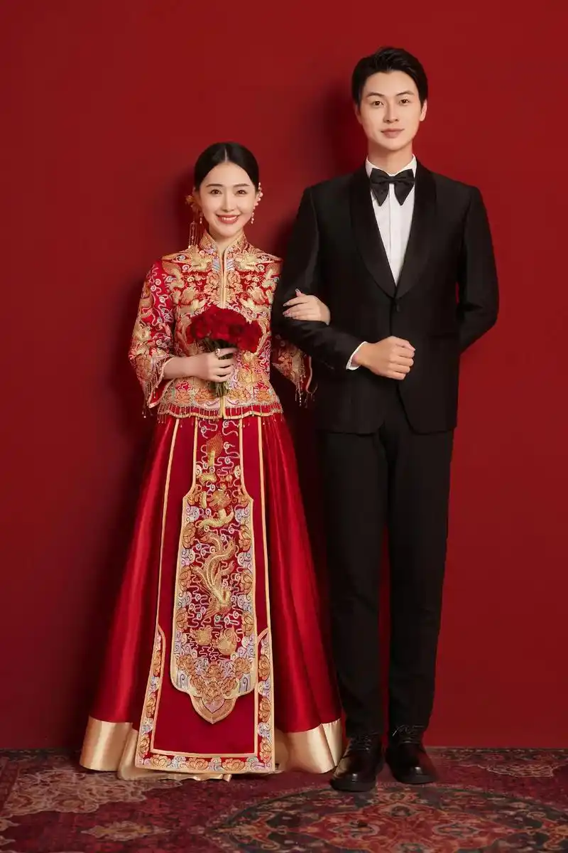 中式秀禾服婚纱照谁拍谁好看