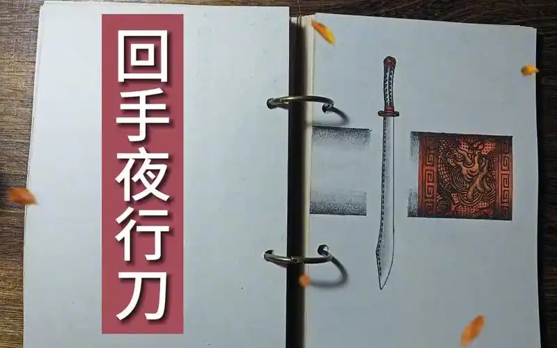 1分钟了解冷兵器回手夜行刀,全长2尺7寸,此类高手经常使用