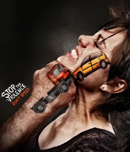 停止暴力:安全驾驶公益广告