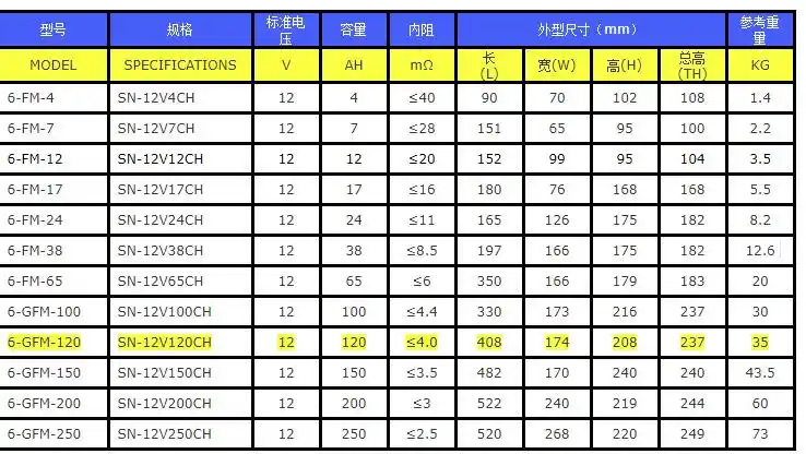 德国赛能蓄电池sn12v150ch