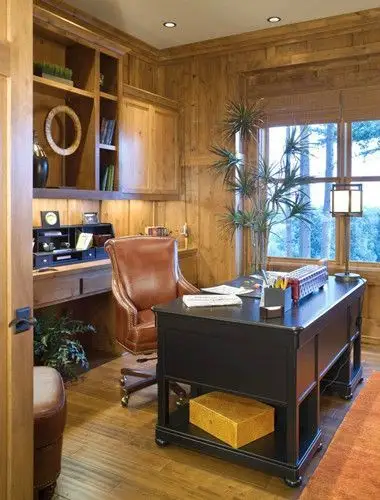 最新实木书房图片