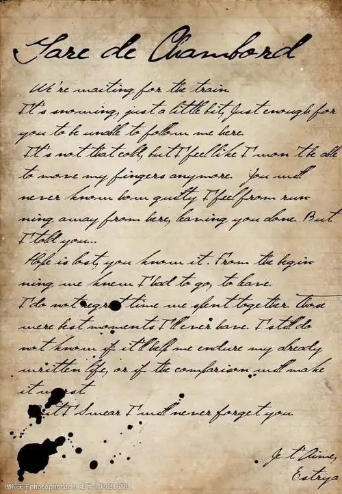 绝美手写英文字体