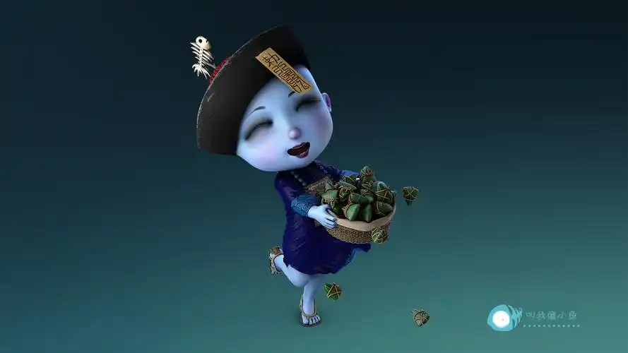 僵小鱼,小僵尸,小僵尸漫画,小僵尸壁纸,原创,粽子,端午,盗墓笔记,动漫