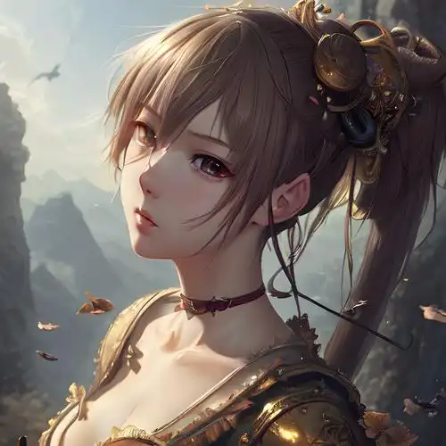 艺术油画头像图片