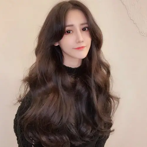 一件代发假发女中分长卷发大波浪长发高温丝假发头套厂家现货批发