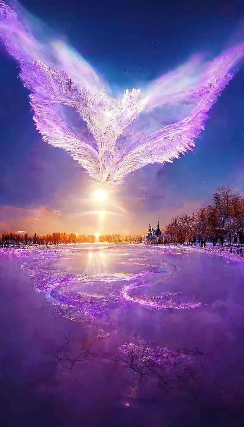 凤凰涅槃,浴火重生#手机壁纸#凤凰  - 抖音