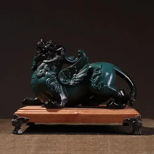 何仙姑图片大全 送子奶奶神像招财镇宅摆件陶瓷貔貅摆件一对风水招财