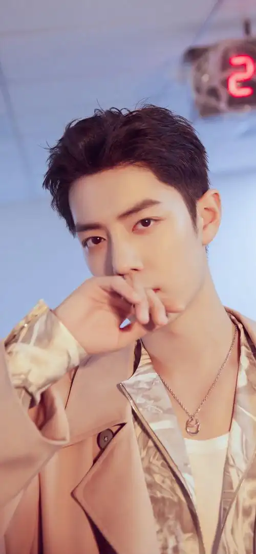 肖战手机壁纸|墨镜 风衣造型