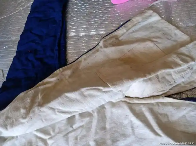 怀旧民国老粗布挂里手工中式衣