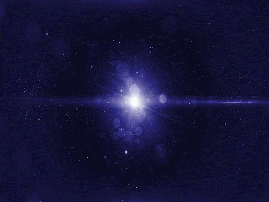 gif动图 动态背景 蓝色粒子光线背景gif.