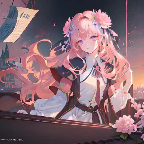 动漫人物可爱呆萌女孩头像