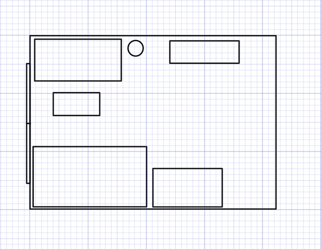怎样根据平面图画出一个房间