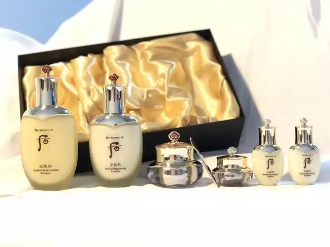 韩国天气丹套装新版whoo后水乳面霜三件套盒 紧致修护补水保湿