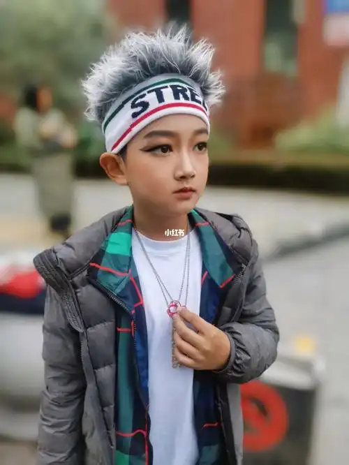 儿童舞台妆  #儿童街舞男生妆造 #美出高级感  #美业手艺人  干净