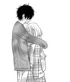 萌身高差的拥抱 刚好可以听到你的心跳