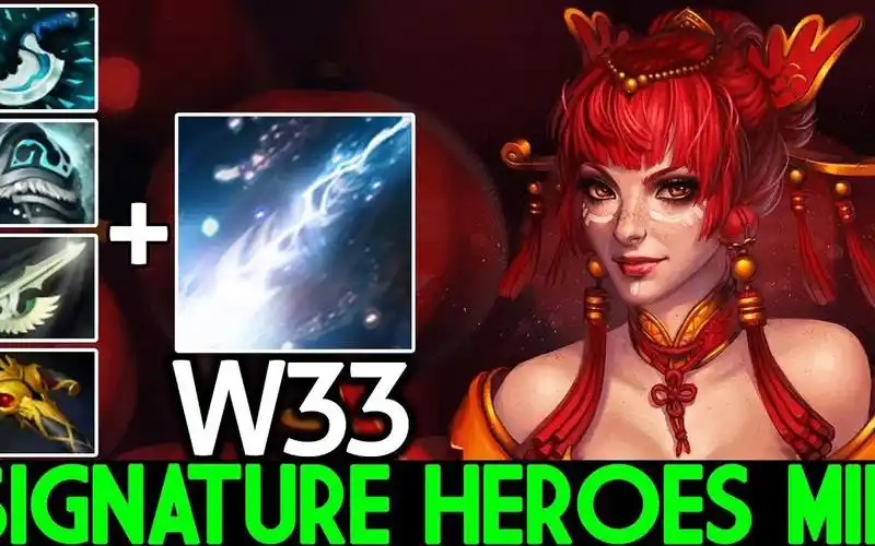 【dota2】w33&莉娜 只是一个平平无奇的杀戮机器罢了 by dota2 high