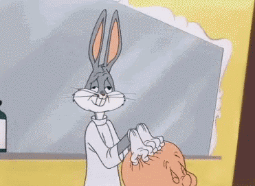 很像兔八哥的按摩手法,可能他们是师出同门~四个小爪爪转动起来蜜汁萌