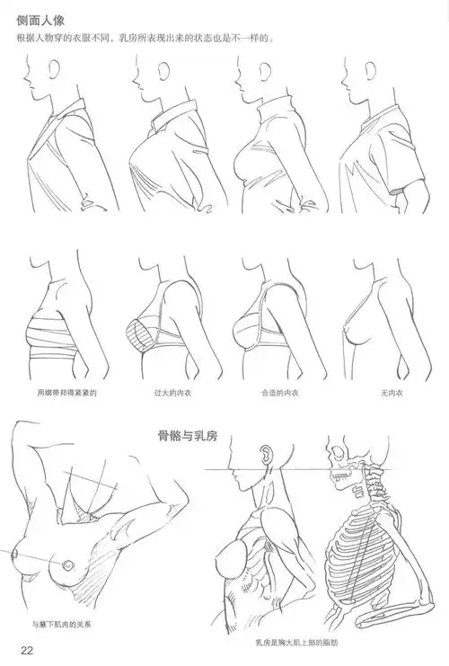 [漫画教程]日本漫画手绘技法经典教程04 女孩子的画法[130p]