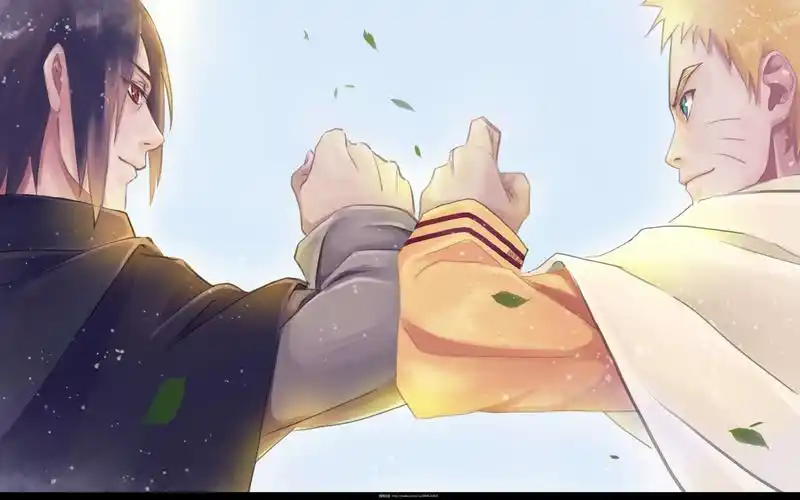 (声真拟)岁月·荻秋自配#火影博人传15集佐鸣再次相会_哔哩哔哩 (゜