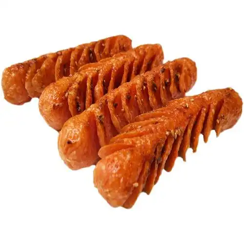 正宗街头路边摊烤油炸淀粉粉肠香肠烤面东北肠衣