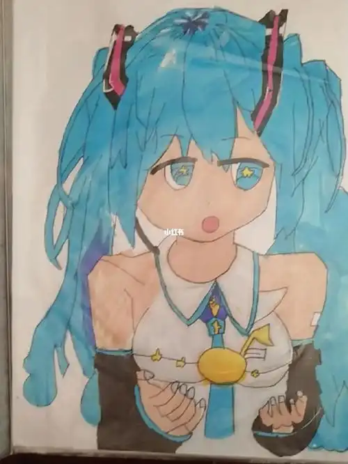 第一次画初音未来