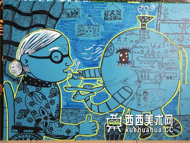 首页 儿童画 科幻画        所属分类 创意儿童画 图片格式 jpg 原图