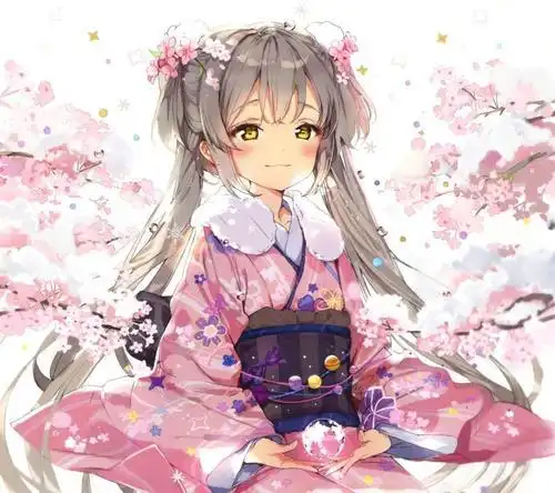 女生头像动漫梦幻樱花