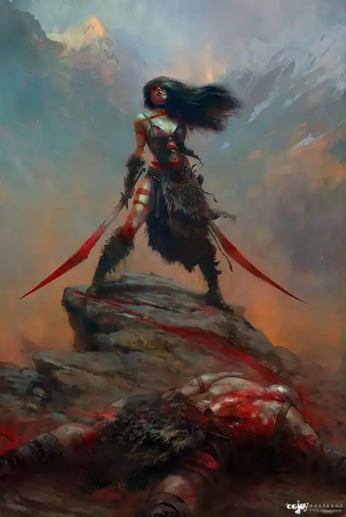 黄光剑女祭司头像教程 - 游戏原画 - cgjoy论坛