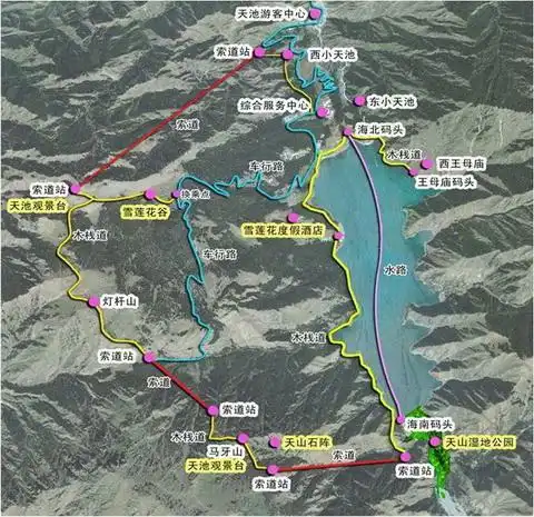 绿维研究 景观设计在新疆天山天池景区设计的案例中,对于这种严格受