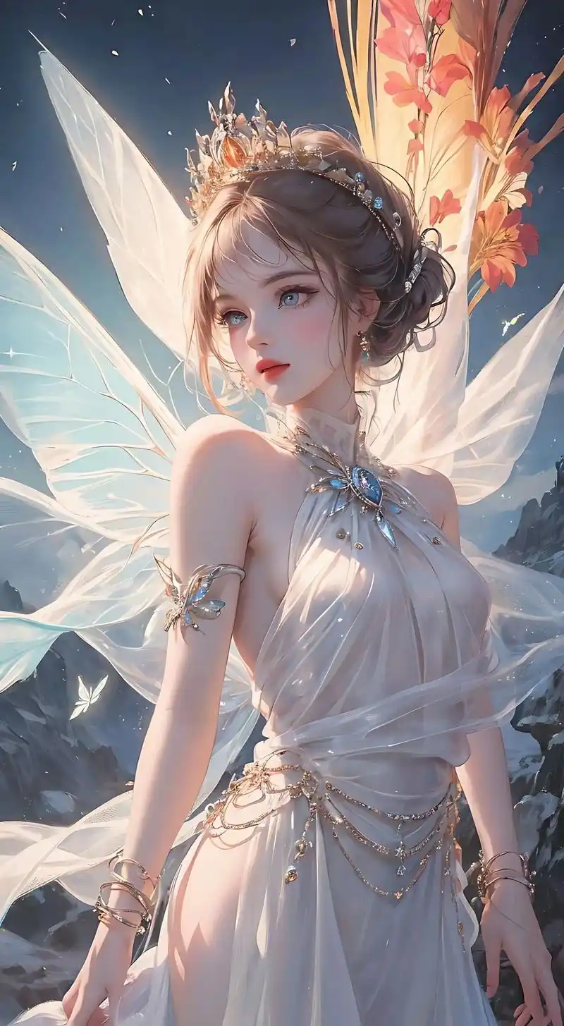 蝴蝶仙子#手机壁纸 #图文伙伴计划 #原创 - 抖音