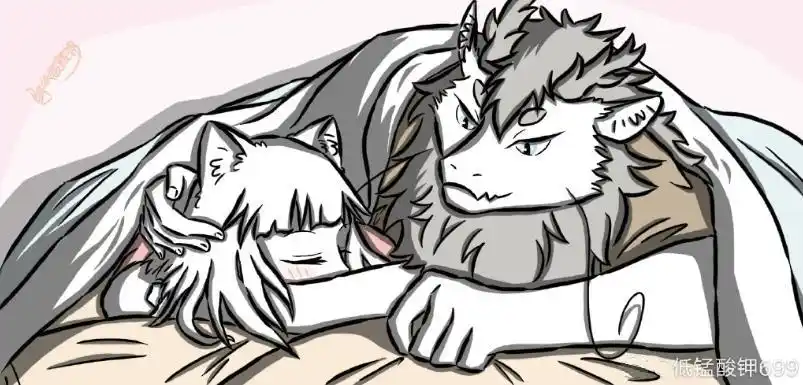 非人哉:"九烈"同人图,甜度十足,养成系列太好磕,cp锁死