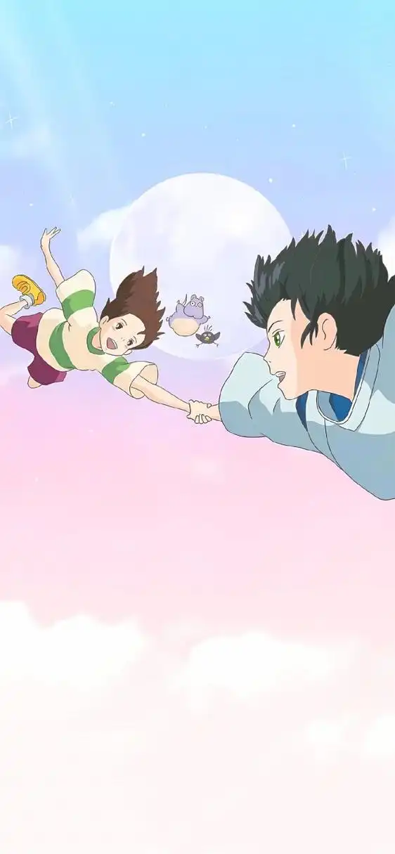 宫崎骏动漫插画壁纸#情侣头像# #壁纸