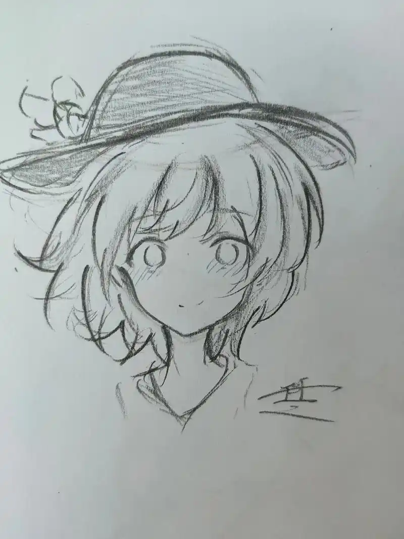 二次元 #动漫 #画渣日常 #线稿 #草稿  - 抖音